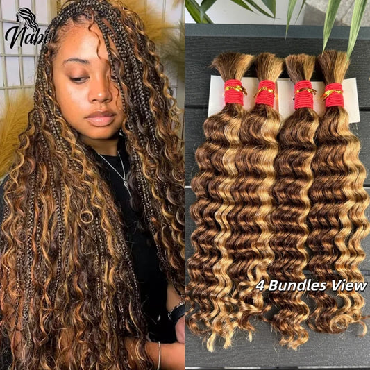Honey Blonde Deep Wave Hair Bundles