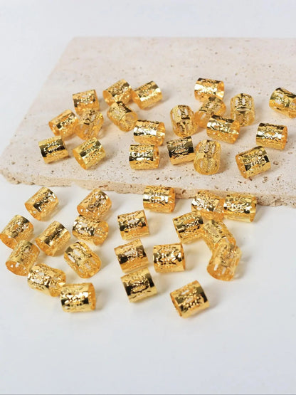Hollow Out Design Braid Alloy Hair Rings, Fashionable Elegance Hair Accessories for Women & Girls, Trendy All-Match & Exquisite Hair Accessories for Daily Wear, Complements Outfits, Versatile