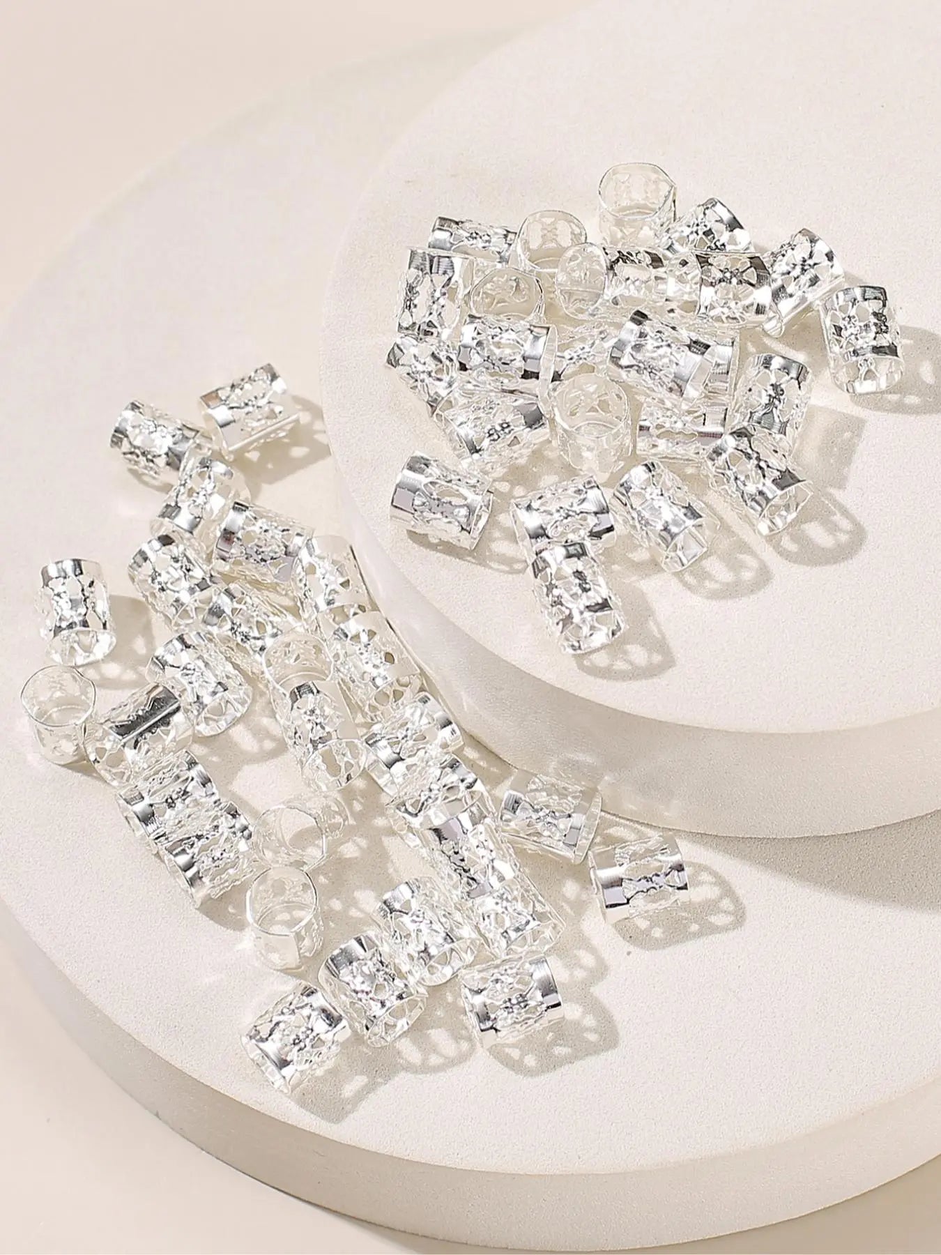 Hollow Out Design Braid Alloy Hair Rings, Fashionable Elegance Hair Accessories for Women & Girls, Trendy All-Match & Exquisite Hair Accessories for Daily Wear, Complements Outfits, Versatile