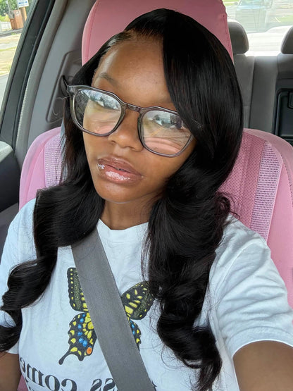 Tuneful 13X6 Body Wave Lace Front Wigs Human Hair Pre Plucked 180% Density Human Wig HD Transparent Lace Frontal Wigs Human Hair for Women